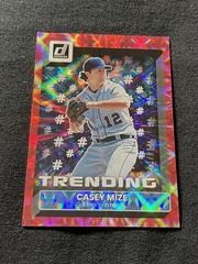 Casey Mize [Red] #T-10 Baseball Cards 2022 Panini Donruss Trending Prices