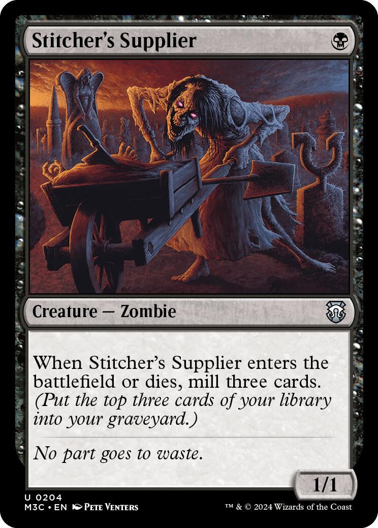 Stitcher's Supplier [Foil] #204 Magic Modern Horizons 3 Commander