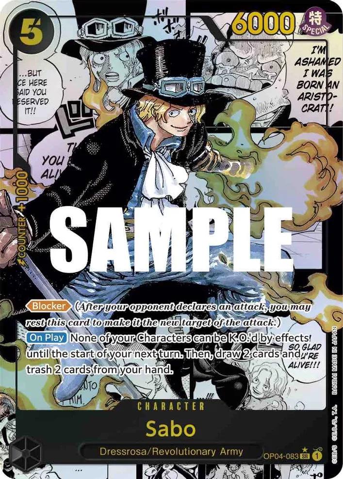 Sabo [Alternate Art Manga] OP04-083 One Piece Kingdoms of Intrigue