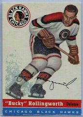 Bucky Hollingworth #12 Hockey Cards 1954 Topps Prices