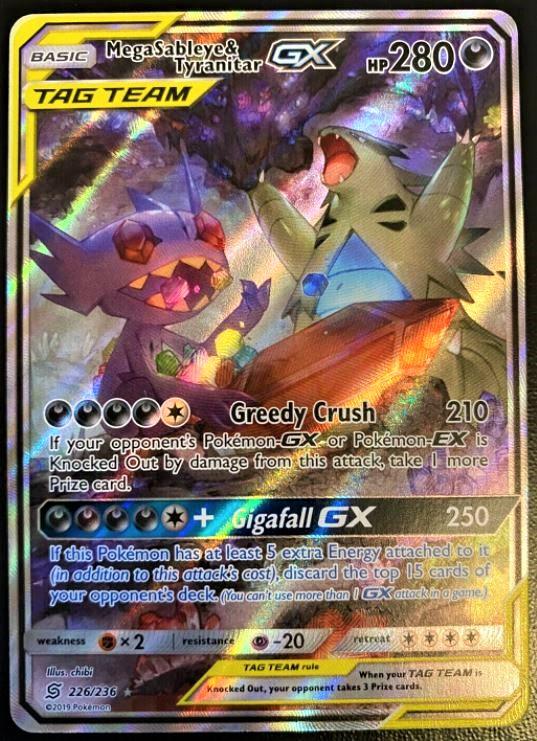 Mega Sableye & Tyranitar GX #226 Prices | Pokemon Unified Minds ...