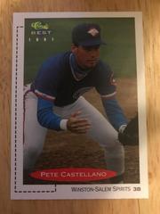 Pete Castellano #173 Baseball Cards 1991 Classic Best Prices