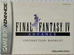 Manual  | Final Fantasy IV Advance GameBoy Advance