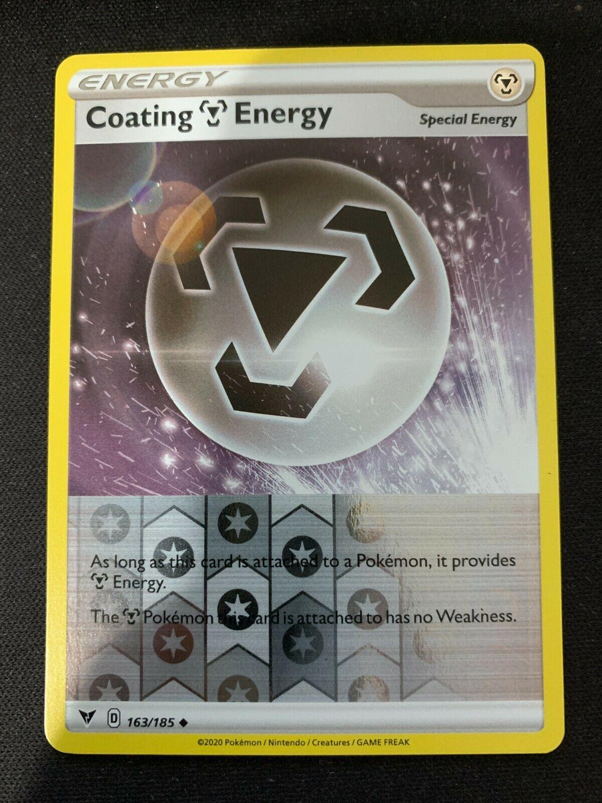 Coating Energy [Reverse Holo] #163 Pokemon Vivid Voltage