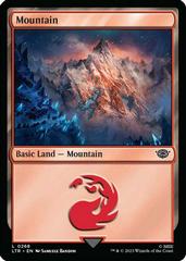 Mountain #268 Magic Lord of the Rings Prices