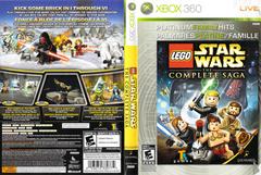 Slip Cover Scan By Canadian Brick Cafe | LEGO Star Wars Complete Saga [Platinum Hits] Xbox 360