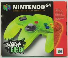 Nintendo 64 Extreme Green CIB Controller | Extreme Green Controller Nintendo 64