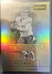 Patrick Mahomes Sketchbook Gold /99 #2 Football Cards 2022 Panini Playbook Sketchbooks Prices