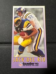 Jack Del Rio #379 Football Cards 1993 Fleer Gameday Prices