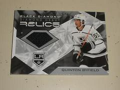 Quinton Byfield #DD-QB Hockey Cards 2021 Upper Deck Black Diamond Debut Relics Prices