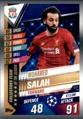Mohamed Salah Soccer Cards 2019 Topps Match Attax 101 Collectors Team Prices