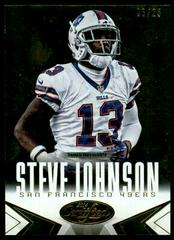 Steve Johnson [Gold Camo] #12 Football Cards 2014 Panini Certified Prices