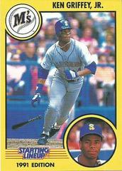 Ken Griffey Jr. [Black Back] Baseball Cards 1991 Kenner Starting Lineup Cards Prices