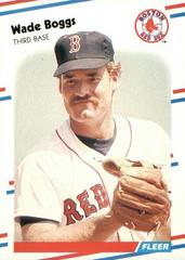Wade Boggs #345 Baseball Cards 1988 Fleer Prices