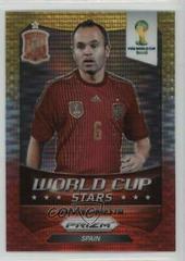 Andres Iniesta [Red Prizm] Soccer Cards 2014 Panini Prizm World Cup Stars Prices