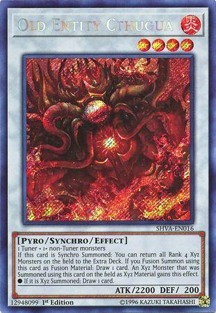 Old Entity Chthugua SHVA-EN016 YuGiOh Shadows in Valhalla