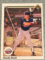 Randy Bush #493 Baseball Cards 1990 Upper Deck Prices