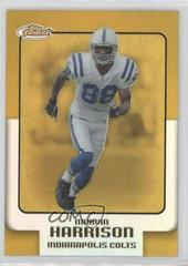 Marvin Harrison [Gold Refractor] #15 Football Cards 2006 Topps Finest Prices