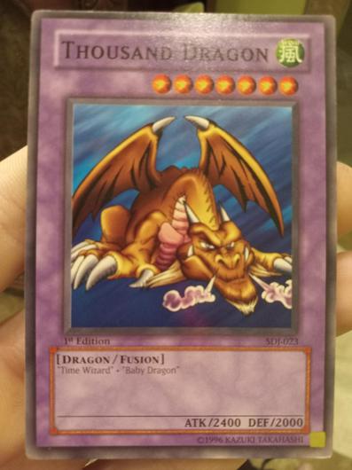 Yu-Gi-Oh! Thousand Dragon - 1st Edition Card (Ungraded, Near Mint Or Better) 4 thumbnail image