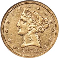 1870 S Coins Liberty Head Half Eagle Prices