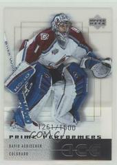 David Aebischer #85 Hockey Cards 2000 Upper Deck Ice Prices