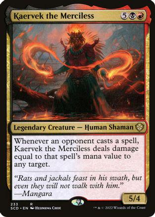 Kaervek the Merciless #233 Prices | Magic Starter Commander Decks ...