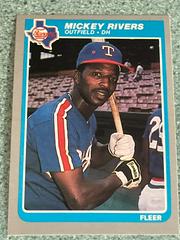 Mickey Rivers Baseball Cards 1985 Fleer Prices