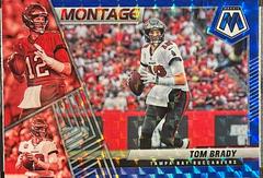 Tom Brady [Blue] #M-16 Football Cards 2022 Panini Mosaic Montage Prices