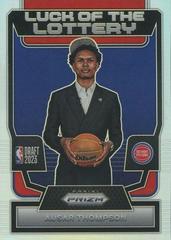 Ausar Thompson [Silver] #3 Basketball Cards 2023 Panini Prizm Luck of the Lottery Prices