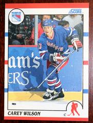 Carey Wilson Hockey Cards 1990 Score Prices