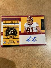 Ryan Kerrigan [Autograph] Football Cards 2011 Playoff Contenders Prices