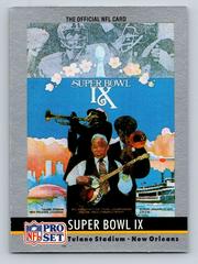 Super Bowl IX Football Cards 1990 Pro Set Prices