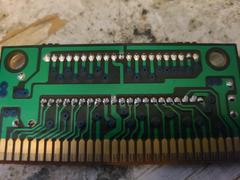 Circuit Board (Reverse) | Rampart Sega Genesis