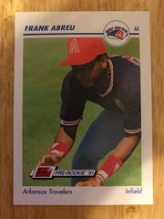 Frank Abreu #26 Baseball Cards 1991 Impel Line Drive Pre Rookie AA Prices