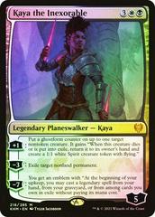 Human Warrior 003 // Kaya The Inexorable Emblem Magic: the Gathering Kaldheim - Foil 020