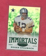 Roger Staubach [Green] #197 Football Cards 2014 Panini Certified Prices