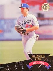 Eric Karros #1 Baseball Cards 1992 Ultra All Rookies Prices