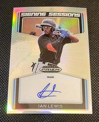 Ian Lewis Baseball Cards 2022 Panini Prizm Draft Picks Signing Sessions Prices