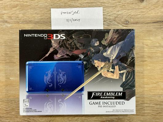 Nintendo 3DS Blue Fire Emblem Awakening Limited Edition photo