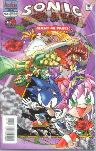 Sonic Super Special #8 (1998) Cover Art