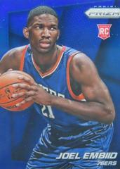 Joel Embiid [Blue Prizm] #253 Basketball Cards 2014 Panini Prizm Prices