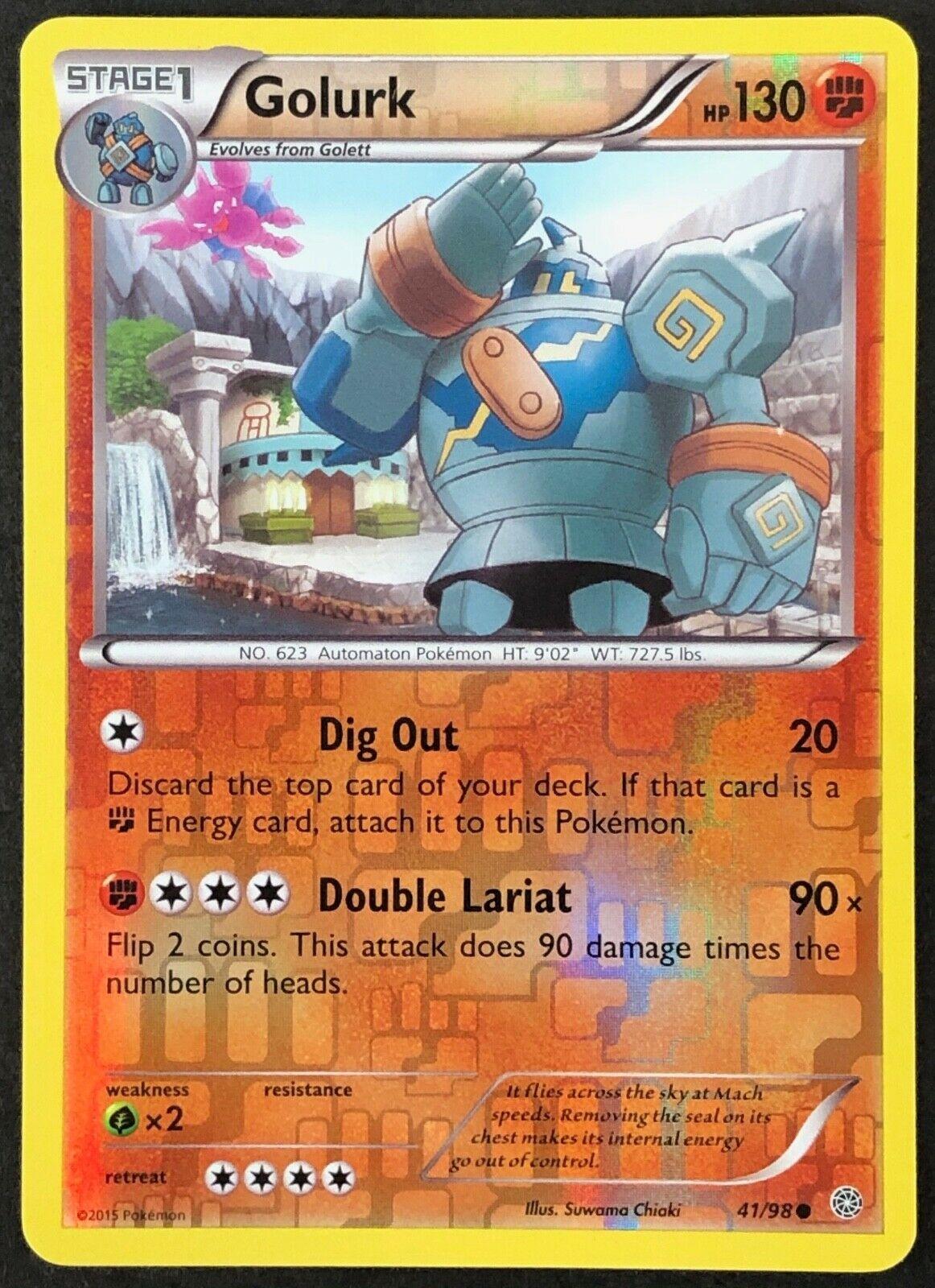 Golurk [Reverse Holo] #41 Pokemon Ancient Origins