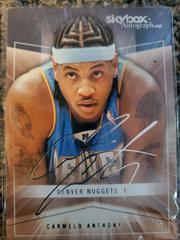 Carmelo Anthony [Autograph] Basketball Cards 2004 Fleer Authentic Autograph Prices