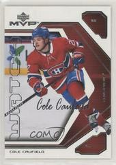 Cole Caufield #99 Hockey Cards 2021 Upper Deck MVP 20th Anniversary Prices