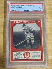 Billy Brydge Hockey Cards 1933 V252 Canadian Gum Prices
