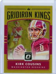 Kirk Cousins [Gold] #12 Football Cards 2016 Panini Donruss Optic Gridiron Kings Prices