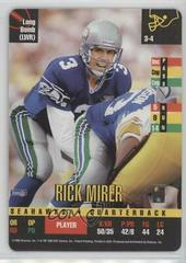 Rick Mirer Football Cards 1995 Panini Donruss Red Zone Prices