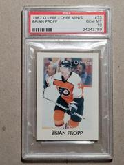 Brian Propp #33 Hockey Cards 1987 O-Pee-Chee Minis Prices