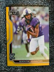 Quentin Johnston [Gold] #B1-10 Football Cards 2023 Leaf Draft V1 Prices