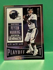 Peyton Manning [Playoff Ticket] #1 Football Cards 2015 Panini Contenders Prices